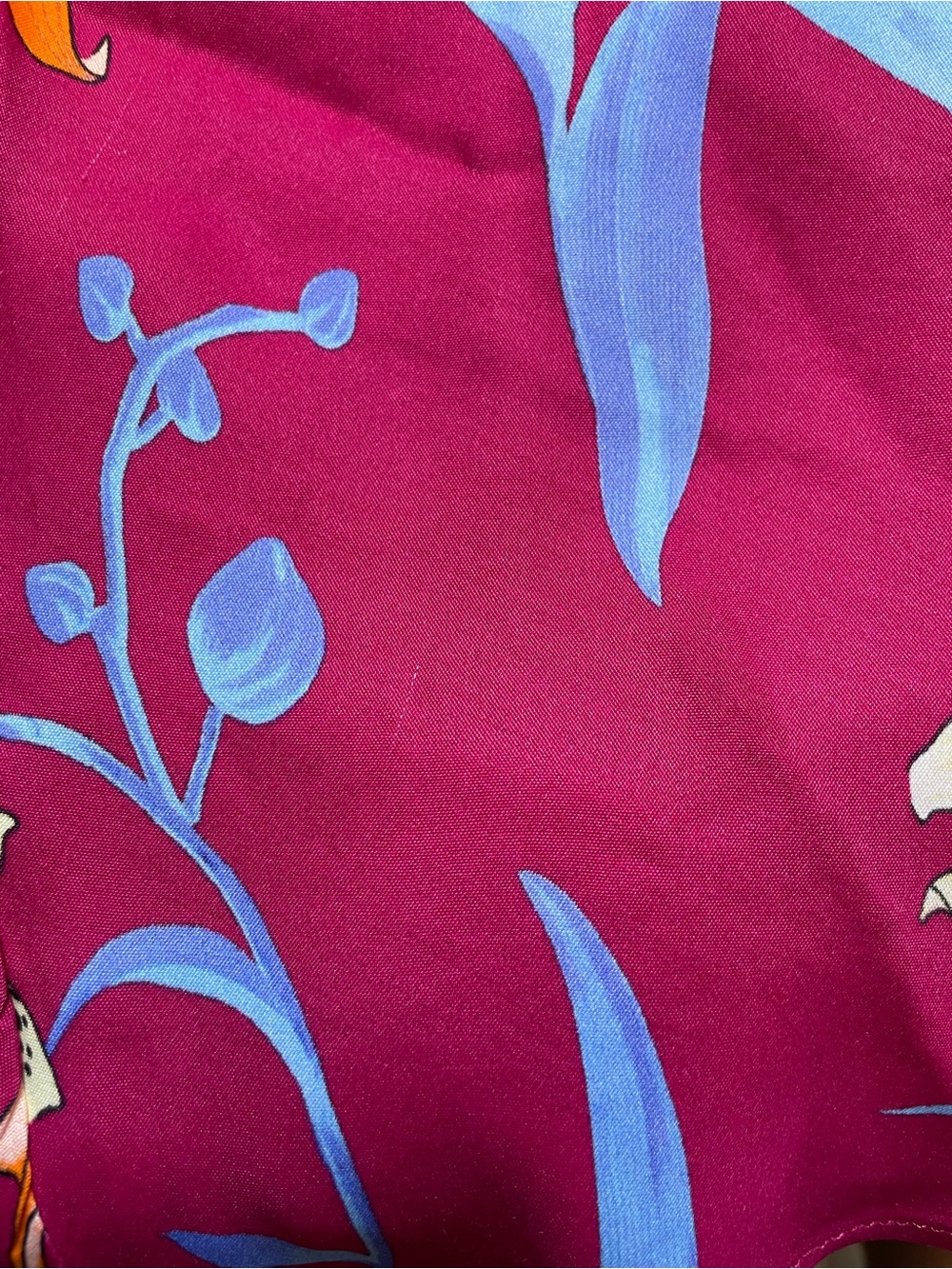 FARM Rio Fuchsia Floral Maxi Dress with Yellow & Blue Accents - Picture 11 of 11